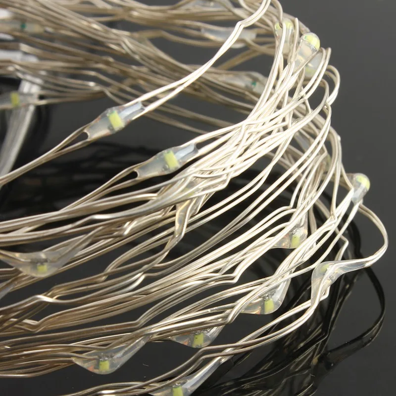 5M 50 LED String Fairy Light 3XAA lampada a batteria per ghirlanda di natale decorazione della casa di nozze supporto Dropshipping
