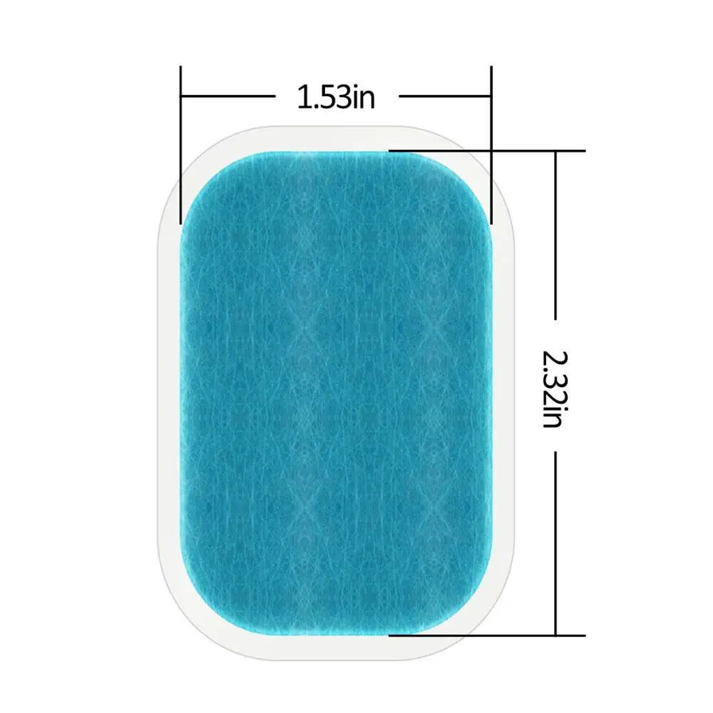 15/30/50/100Pair Replacement Gel Pads For EMS Trainer Weight Loss Abdominal Muscle Stimulator Exerciser Replacement Massage Gel