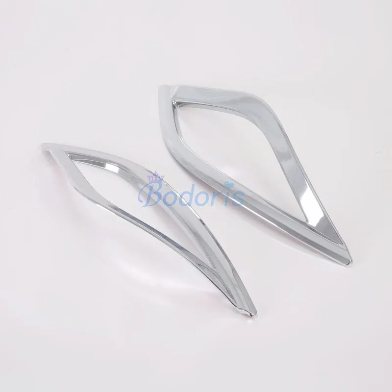 Rear Fog Lamp Cover Foglight Frame Bumper Light Protector Panel Moulding Ring Chrome For Toyota Prius 2019 2020 Accessories