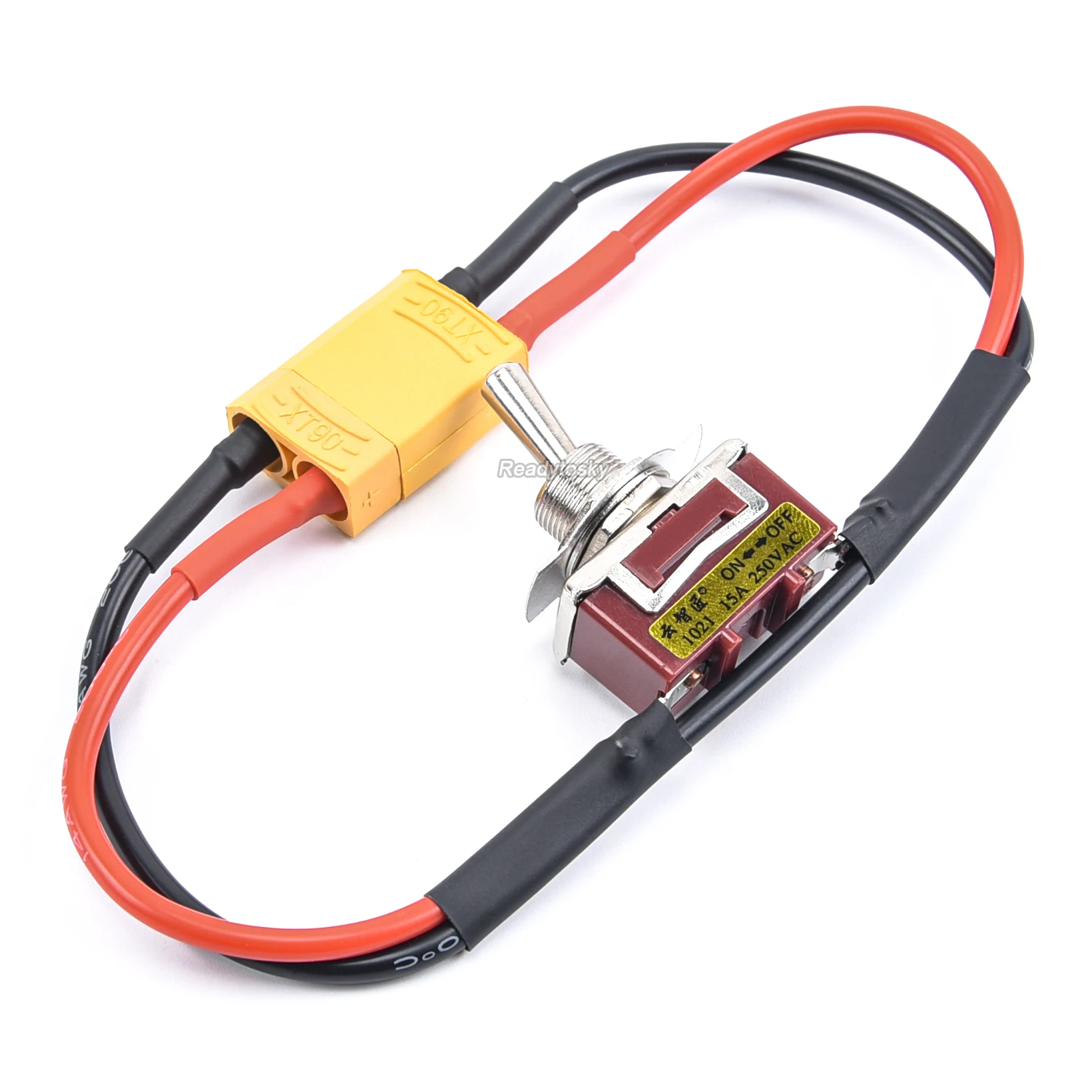 Interruptor de fuente de alimentación de alta corriente con enchufe en T, conector XT60 XT90 para modelo de Avión RC, piezas de batería ESC, 1 unidad