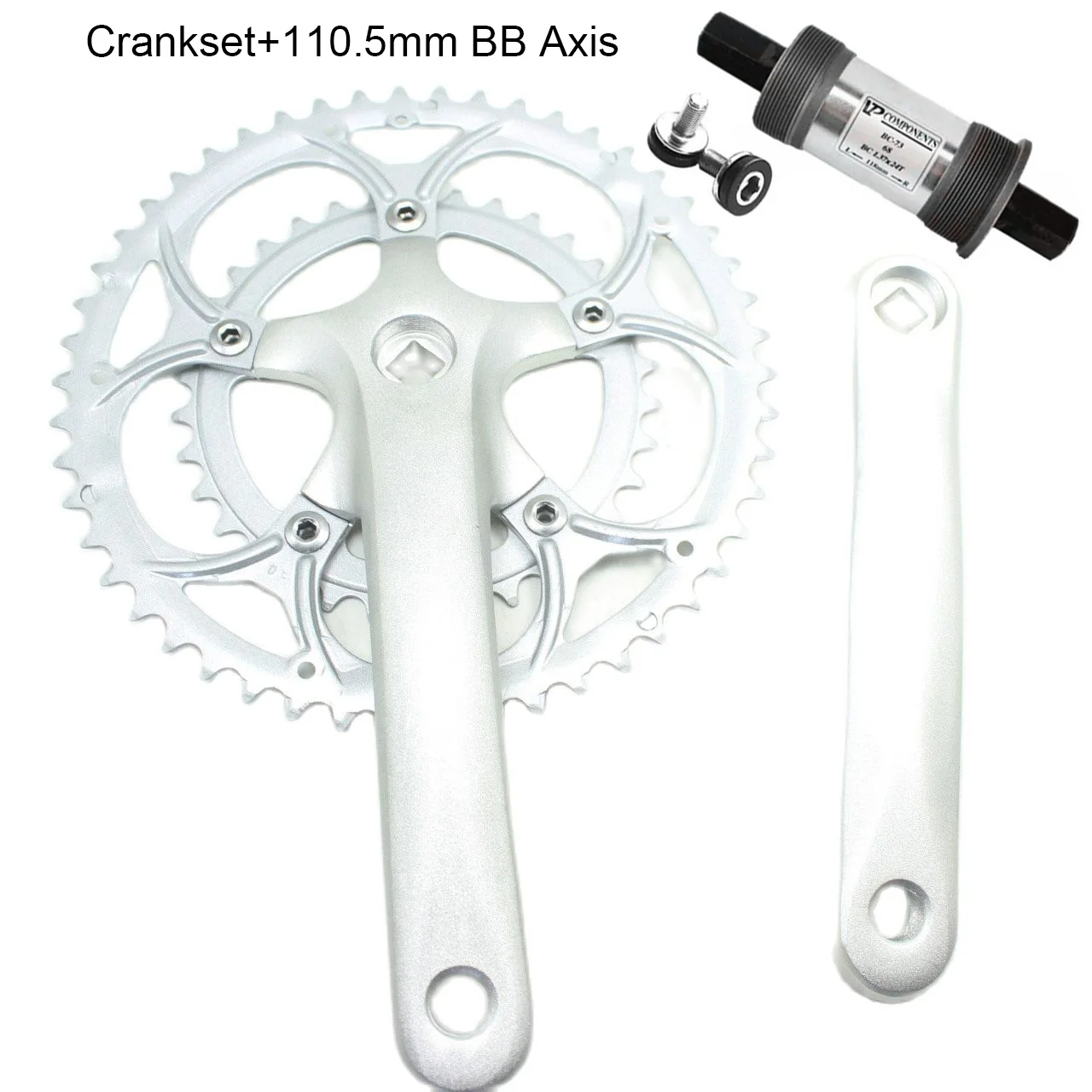 50/34T ボトムブラケット 110mm 自転車クランク