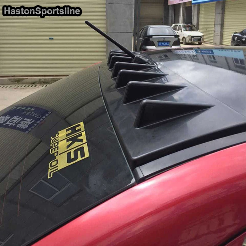 

For Mitsubishi Lancer-EX Shark Fin Style PP Rear Roof Spoiler Car Wing 2009-2016