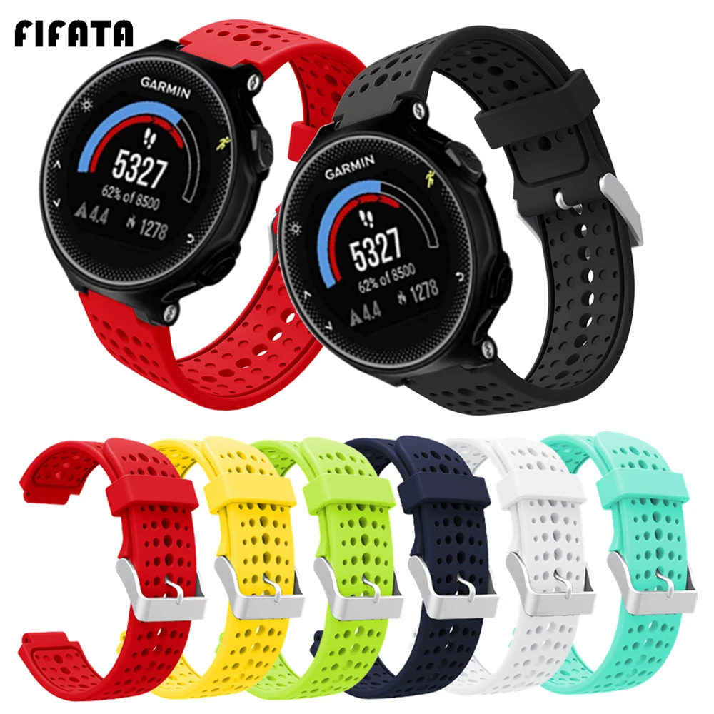 For Garmin Forerunner 235 Replacement Smart Watch Silicone Sport Strap For Forerunner 220/230/235/620/630/735XT Band Accessories