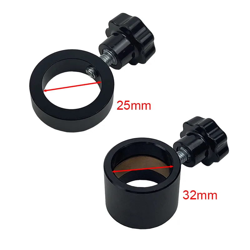 efix 32mm / 25mm Industry Stereo Microscope Limit Fix Position Ring Holder Metal Column Pillar Bar Adapter with Screw