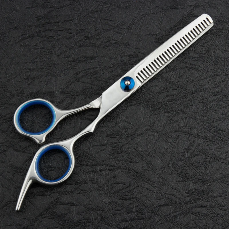 Gunting Tahan Karat Profesional 6 Inci Penipis Hewan/Gunting Lurus Pemotong Hewan