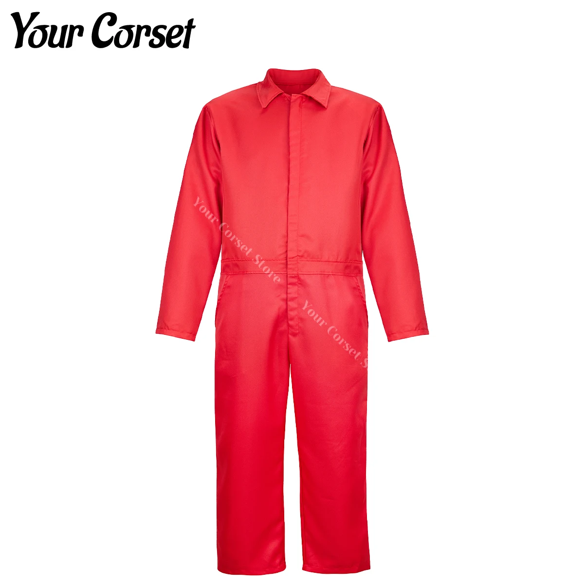 Rode Jumpsuit Mannen Burlesque Clown Pak American Horror Story Cosplay Joker Kostuum Dief Voor Volwassenen Halloween Party Kostuum