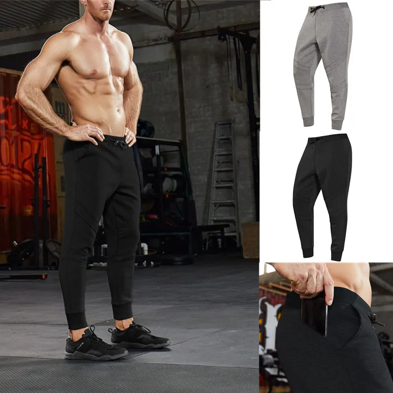 Autumn and Winter Men's Fitness Exercise Running Training Pants Baggy Feet Breathable Elastic Fashion Casual Jogging Pants