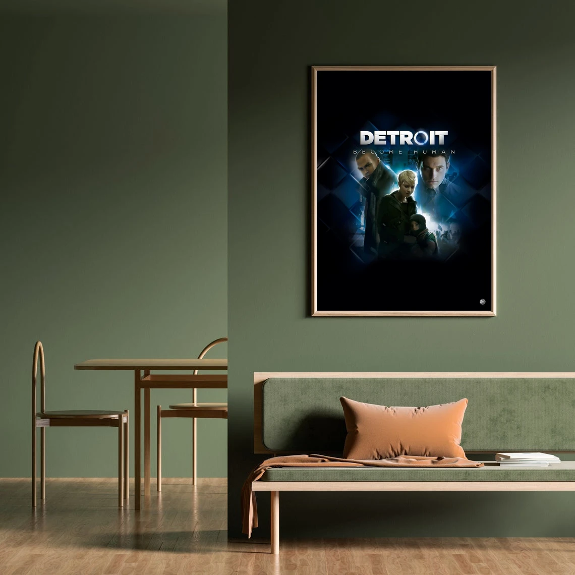 Detroit Become Human  Video Game Canvas Poster Home Wall Painting Decoration (No Frame)