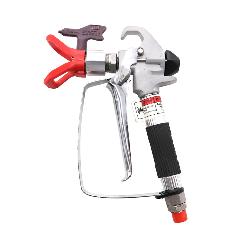 

Professional 3600PSI High Pressure Airless Paint Spray Gun With 519 Spray Tip Nozzle Guard For Piston Pump Spraying Machine