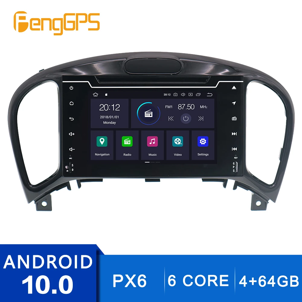 Android 10 Touchscreen CD DVD Player For Nissan Juke For Infiniti ESQ 2011-2017 GPS Navigation Multimedia Headunit With Carplay