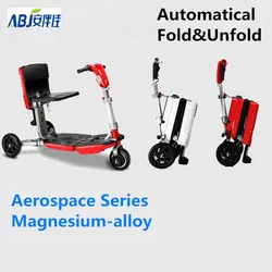 Portable Automatical Folding Electric Tricycle Scooter For The Elderly Small Assisted Household Battery For Scooter Wheelchair