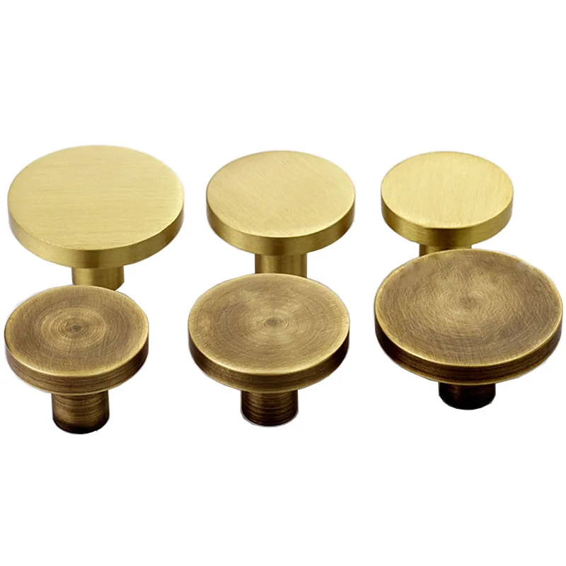 4 pieces Solid Drawer Furniture Knob Closet Cabinet Wardrobe Shoe Door Single Hole Handle Round Cone Pull Hardware Part