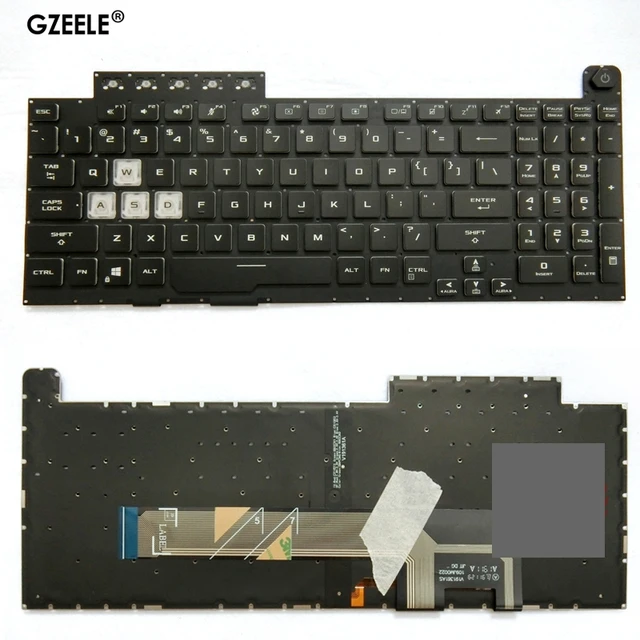 Klawiatura US dla ASUS TUF Gaming A15 FA506 FA506iu FA506iv Fa506ii TUF A17 FA706 Fa706ii FA706iu FX506 FX506L FX706 FX706H TUF706