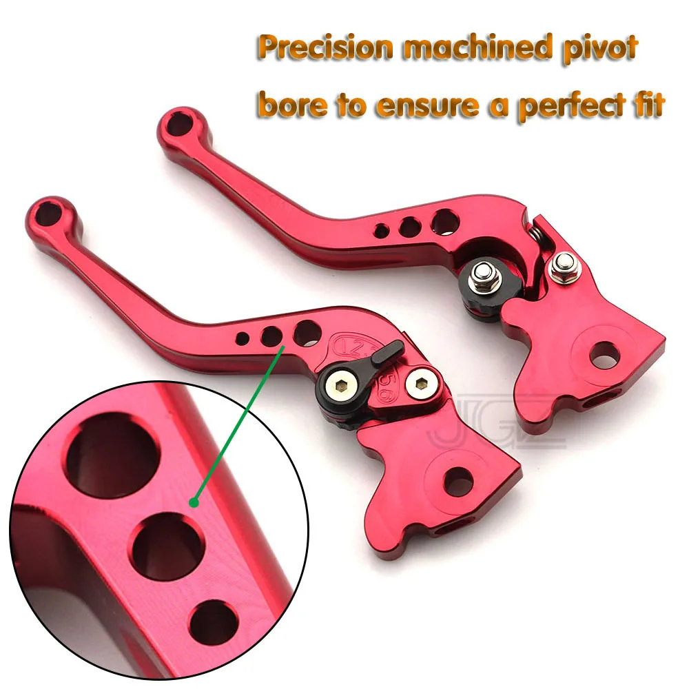 Aluminum Motorcycle Adjustable Short Brake Clutch Levers Handlebar Titanium for Yamaha Cygnus 125 BWS R 125 Smax155 2016 2017