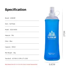 Foldable BPA Free Sports Water Bottle #6