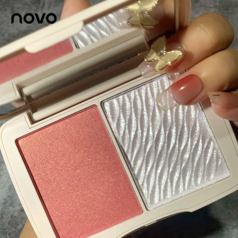 Brilliant Facial Contouring Shimmer Matte Highlights Powder Blush Eyeshadow Lasting Silky touch Pigmented Natural Face Makeup