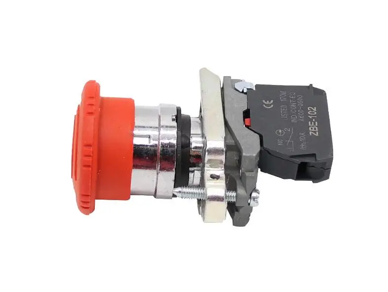 XB4-BS542 XB4-BS541 XB4-BS545 XB4-BS544 Emergency Stop Mushroom Push Button Switch 22mm