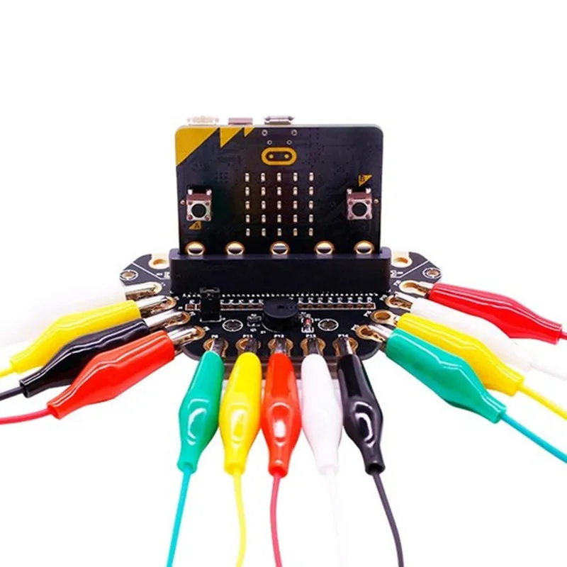 Microbit Placa de Expansão Micro:bit Development Board IO Port DIY Multi-Função para Building Block