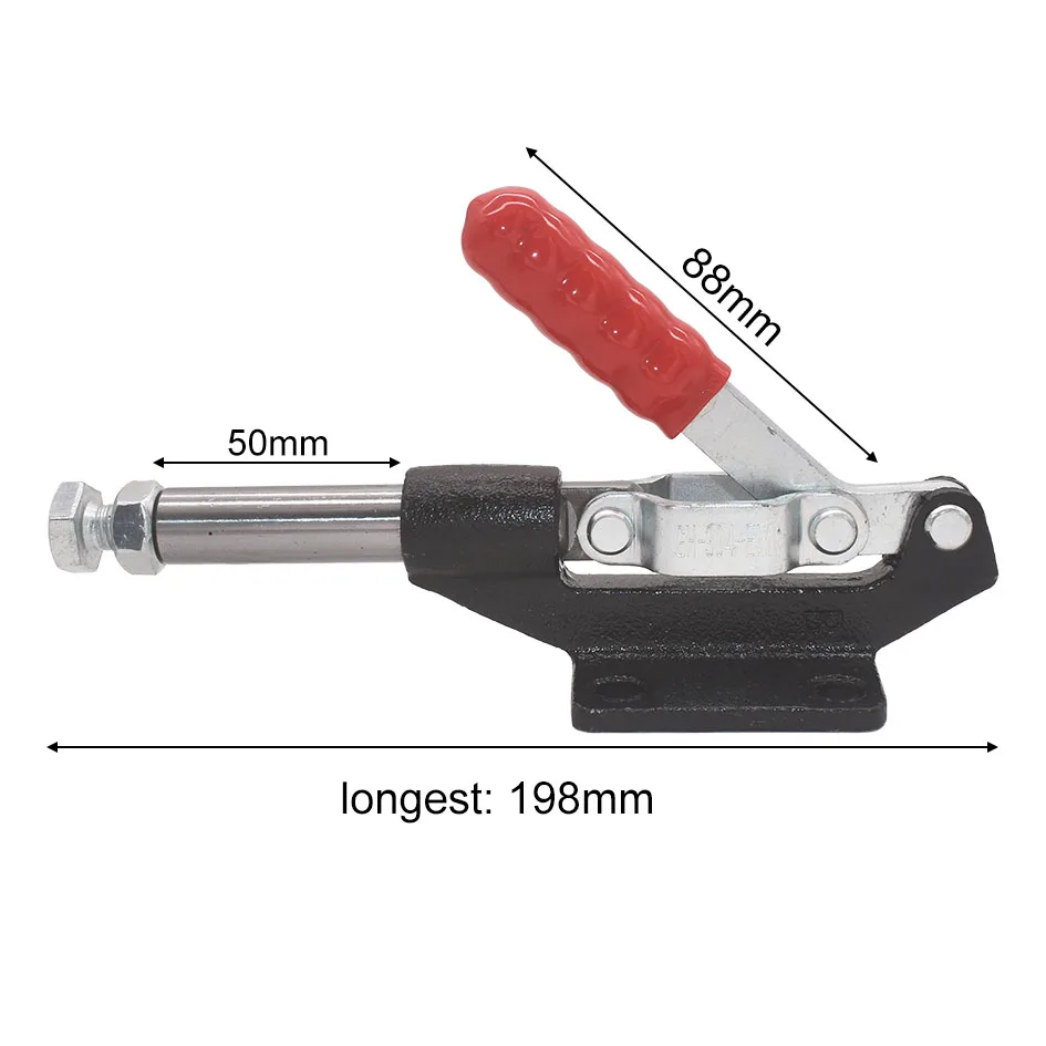 GH-304-EM Fixed Tool Quick Clamp Simplified Equipment Push-Pull Rapid Fixture 386kgf for Welding fixed