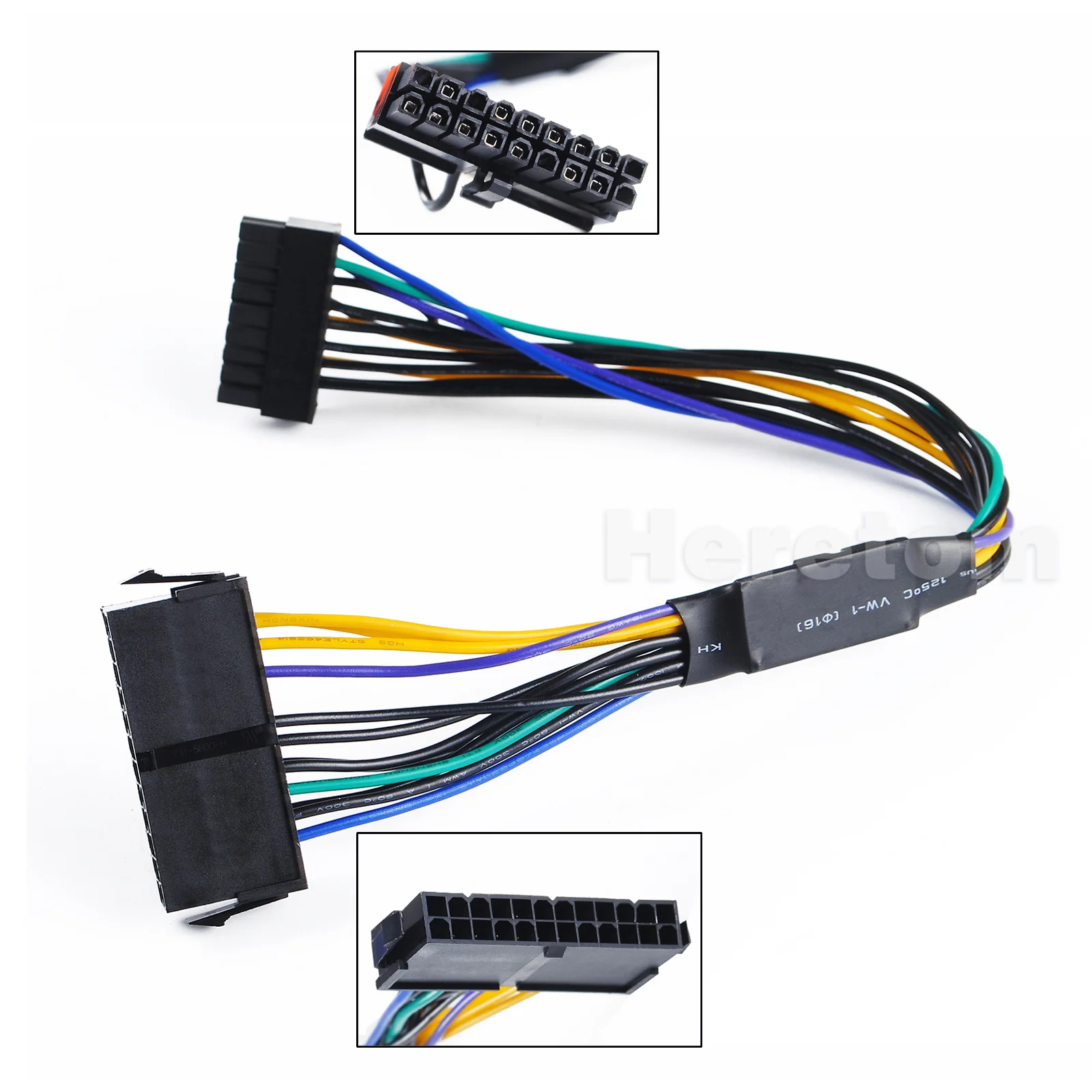 24 Pin to Motherboard 18 Pin ATX PSU Power Adapter Cable 18AWG For HP Z220 Z230 Z340 Workstation