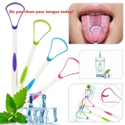 Tongue Scraper Cleaner Tongue Scrapers Brush To Remove Tongue Coating Oral Hygiene Care Oral Cleaning for Adults Kids