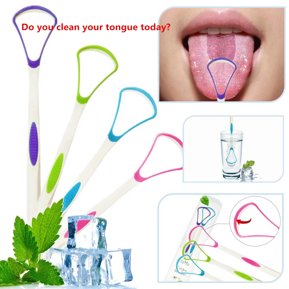 Tongue Scraper Cleaner Tongue Scrapers Brush To Remove Tongue Coating Oral Hygiene Care Oral Cleaning for Adults Kids