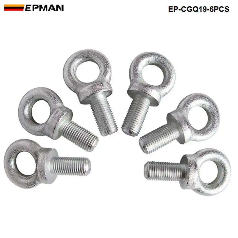 

Seat Harness Eye Bolts size:7/16 Set Of 6PCS For Racing Seat Safety Belt Harness For BMW E30 M20 325 325i 6c EP-CGQ19-6PCS