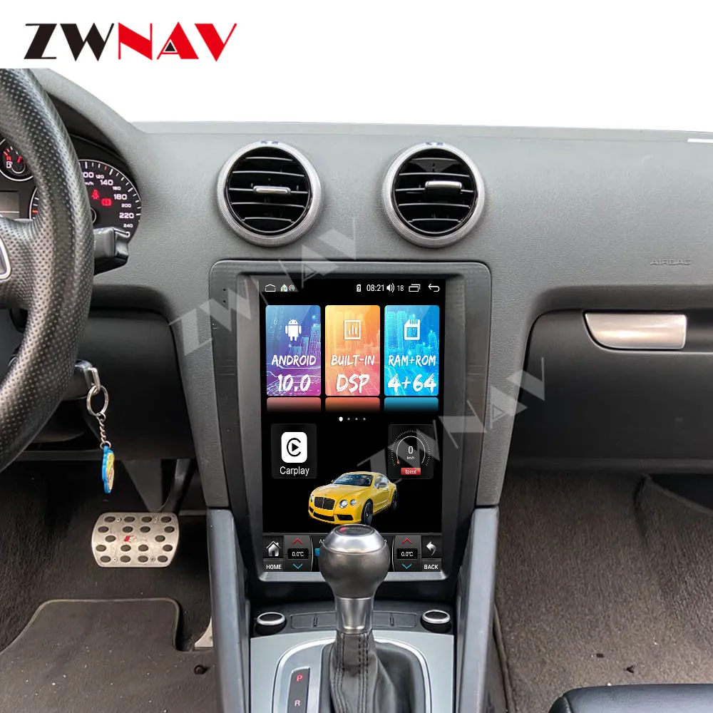Tesa- Style big screen12.1'' Android 13 Car multimedia player For AUDI A3 2008 2009 2010 2011 2012 navi radio stereo head unit