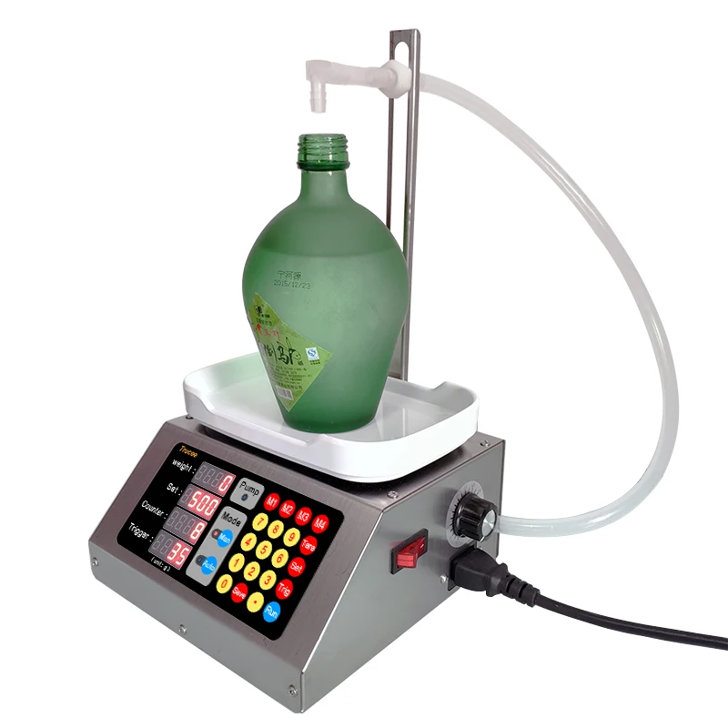 Imagem -06 - Máquina de Enchimento Quantitativa Automática por tipo de Pesagem Máquina de Enchimento Quantitativa de Bebida e Suco de Fruta Início Automático