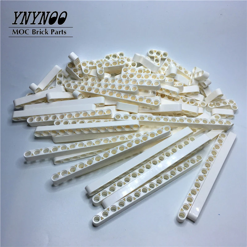 80Pcs/lot Technical Arm Beam Liftarm Frame Connector Pin MOC Bulk Building Blocks Bricks Parts for EV3 Model Toy Children