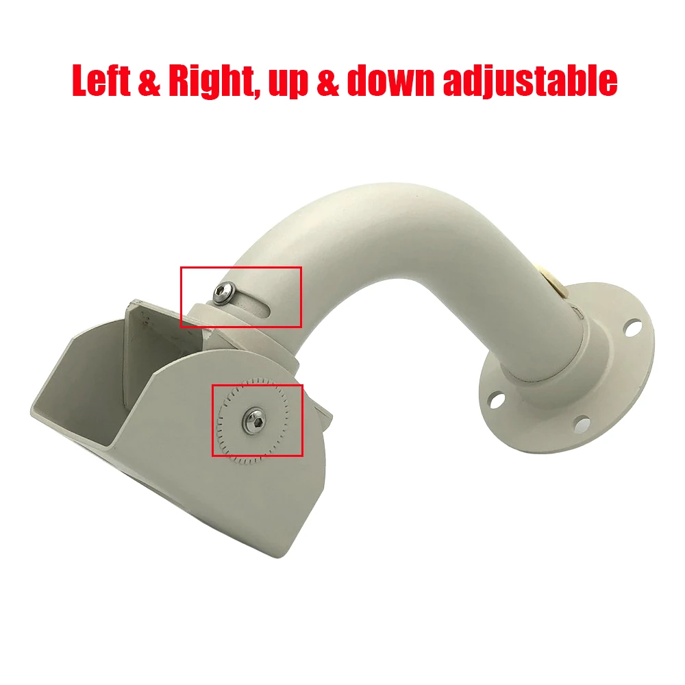 Steel Side CCTV Camera Stand Wall Mount Bracket Holder For LPR Camera Indoor Outdoor Security Surveillance Camera Stand