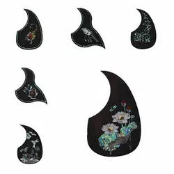 1PC Folk Acoustic Guitar Pickguard Top Quality Self-adhesive Pick Guard Sticker for Acoustic Guitar Accessories rose wood