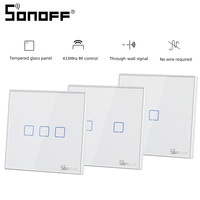 SONOFF RF Remote Controller 86 Type Wall Panel 433Mhz Transmitter Automation Modules Works With SONOFF RF/T1/4CH PRO/Bridge