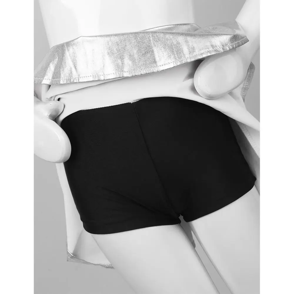 Abbigliamento per bambini ragazza top metallico senza maniche svasato pieghettato A-Line Mini gonna corta abiti per bambini 2 pezzi abiti Set