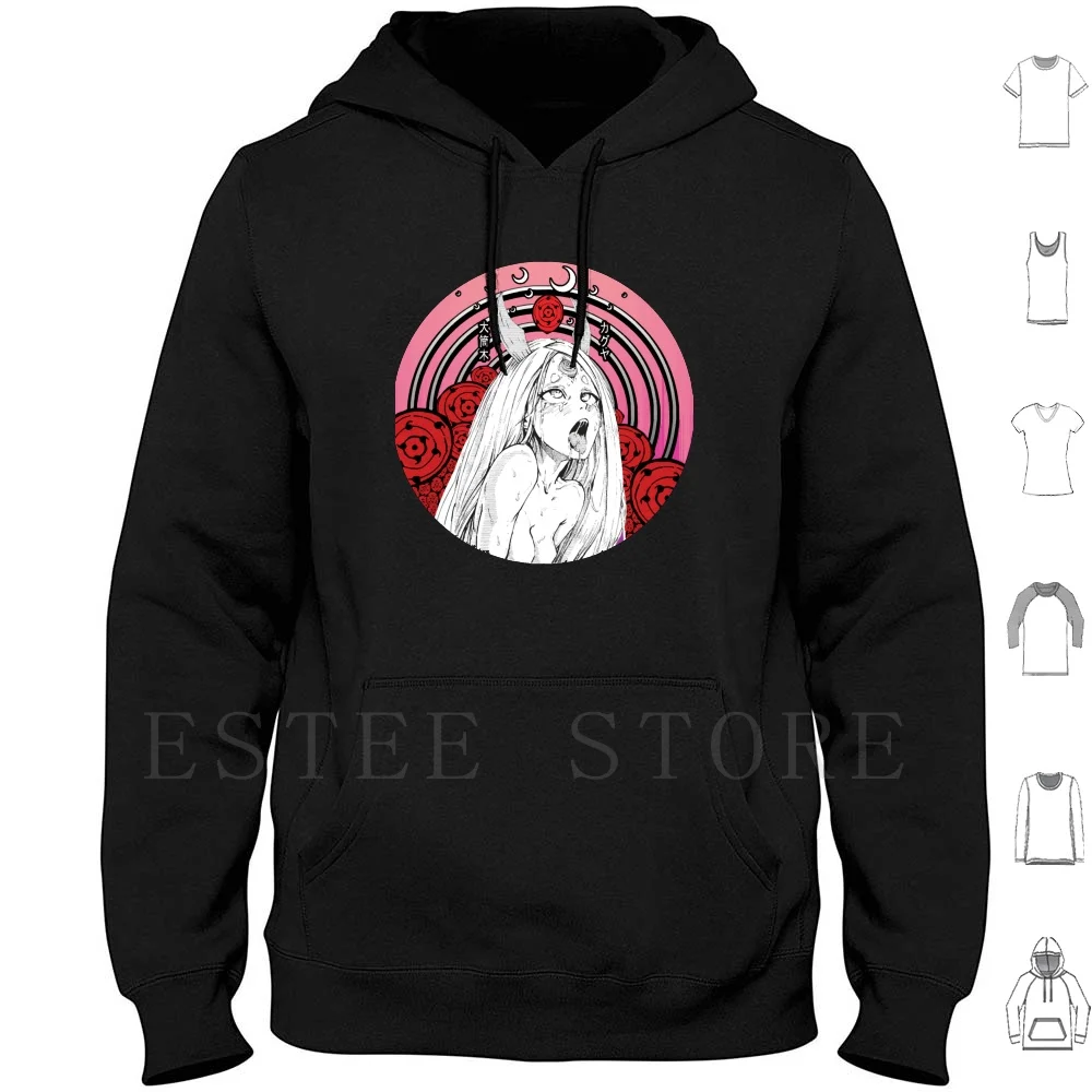 Kaguya Otsutsuki Echi sudaderas con capucha Kaguya Otsutsuki Anime y Manga Waifu Senpai Weaboo Kaguya Otsutsuki Anime y