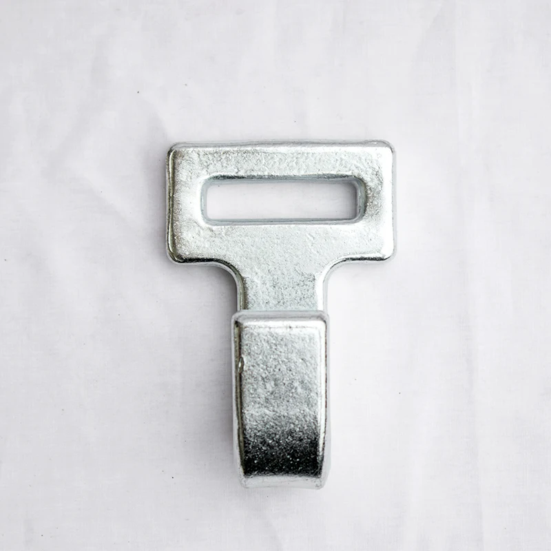 2 Inch Forged Metal Flat Cargo Hook for Webbing Straps High Performance 5000kgs 11000lbs Galvanized