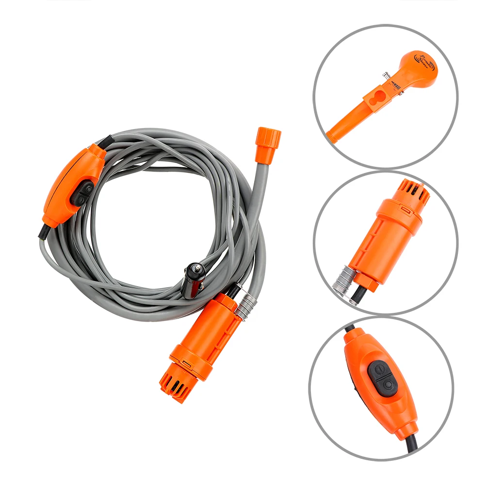 12V Electric Car Shower High Pressure Water Gun Washer Washing Cleaning Tools Cigarette Lighter Truck Off Road 4x4 Accessories image 2