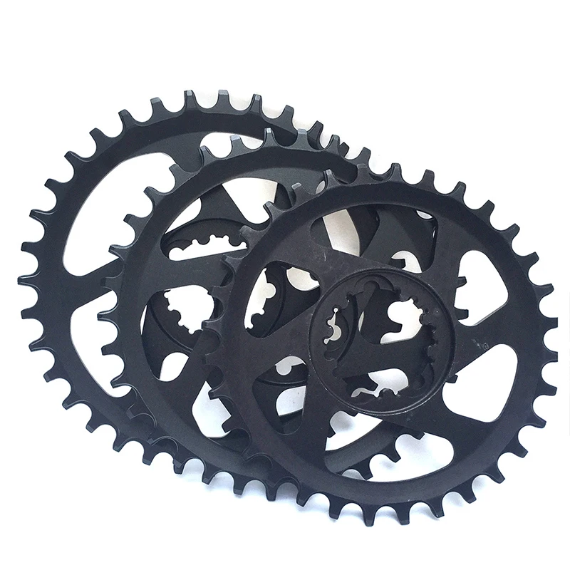 Round Bicycle Chainring 32T 34T 36T 38T Mountain Bike Crankset MTB Tooth Plate Direct Mounting All-in-one Disk Suit For SRAM