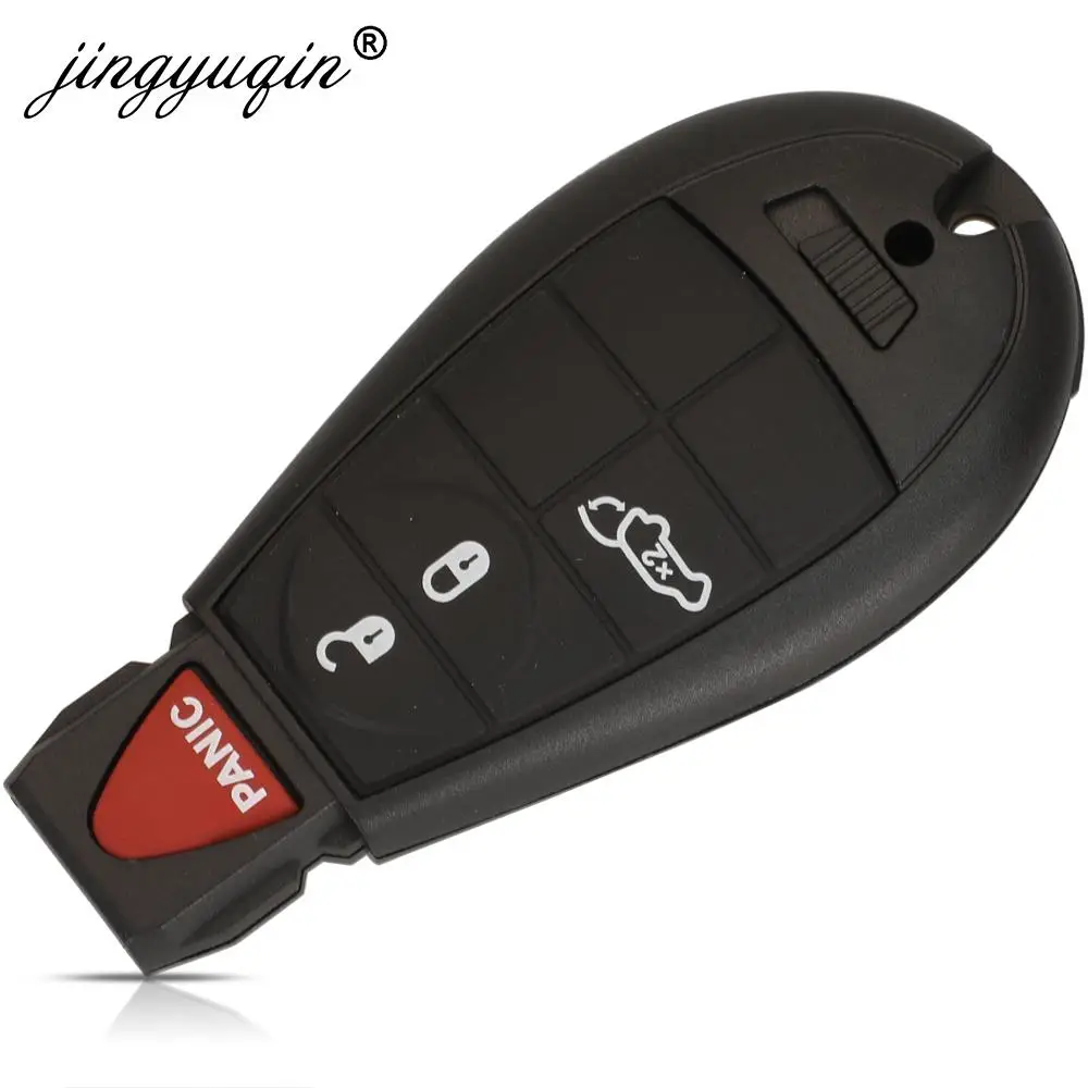 jingyuqin GQ4-53T 433MHz 4A Chip Fobik Remote Car Key fob for For Dodge RAM Jeep Cherokee Sport KL Chrysler Town & Country 2014+