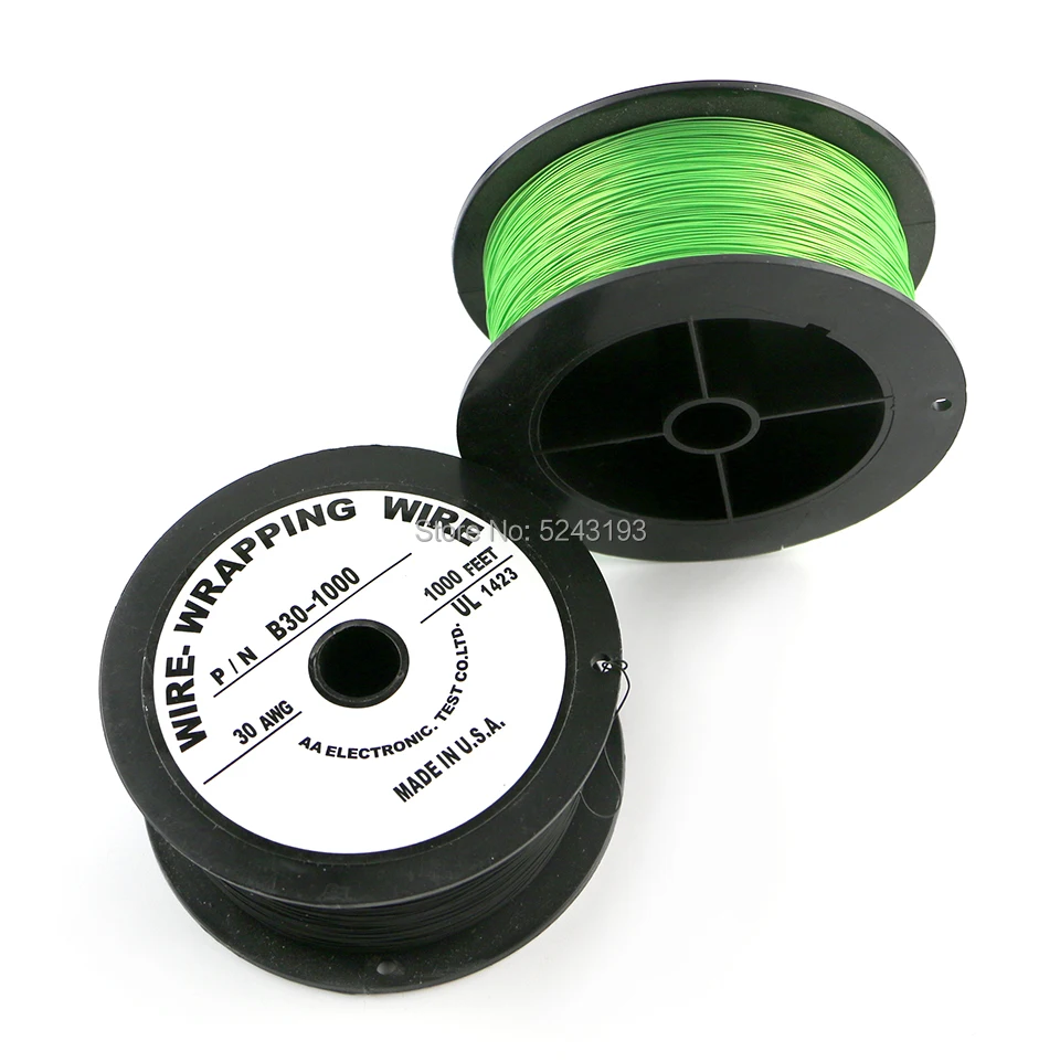 20 個ライン P/N B30-1000 FEEP UL1423AWM 30AWG UL1423 305 メートル 1000 フィート銀メッキワイヤーラッピングケーブル XBOX 360 XBOX360 用