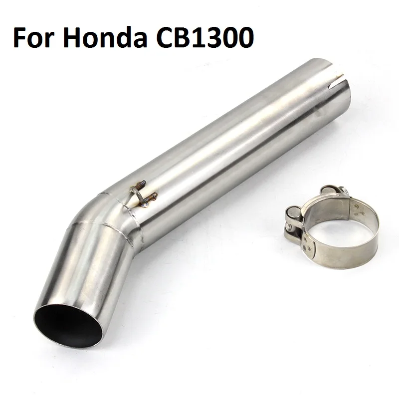 

For Honda CB1300 Motorcycle Modified Exhaust Link Tube Escape Middle Connect Pipe 51mm Slip On Section