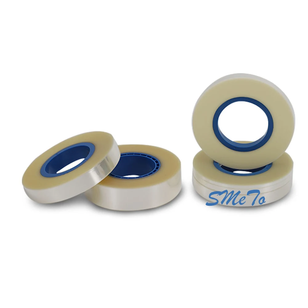 Self-Adhesive SMT Cover Tape 9.3 13.3 21.3mm 200M Transparent Dark Brow Anti-Static Cover Tape Cold-Sealed Sticky Cover Tape