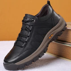 dgy9Autumn Casual Men Leather Shoes Quality Men's Casual Sneakers Designer Bussiness Outdoor Shoes For Man Driving Work Shoe