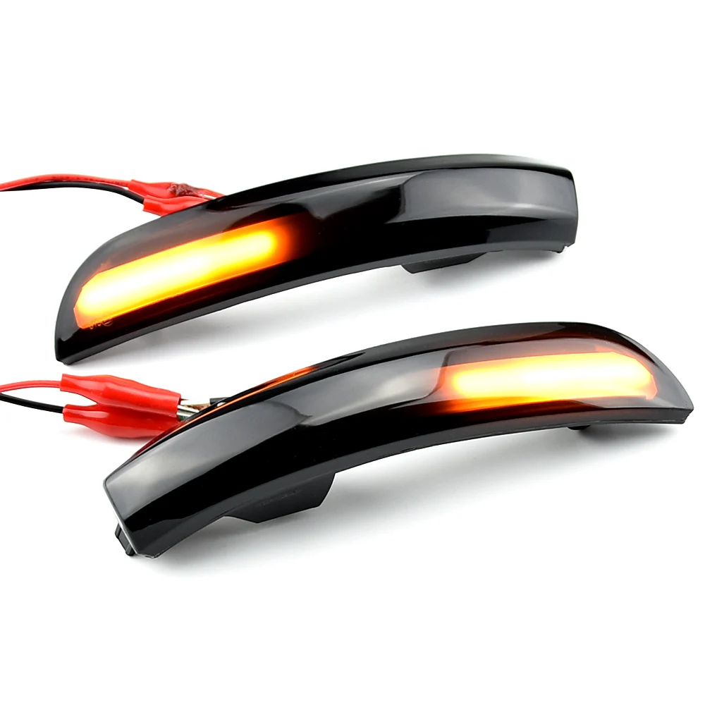 2X For Ford Kuga / Escape 2013-2018 EcoSport 2013-2018 LED Dynamic Turn Signal Light Side Mirror Indicator Blinker