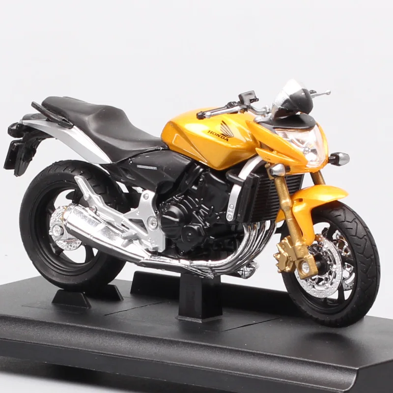 

1:18 Scale Mini Welly Classic Honda CB600F Honret 599 Motorcycle Diecasts Vehicles Toy Moto Bike Race For Kid Boys Replicas Gift