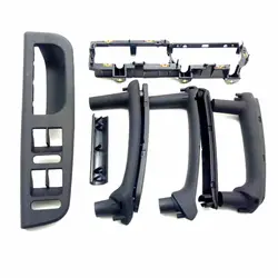 6pcs Front Rear Left Right Door Black Pull Grab Handle For VW Passat B5 3B186717E 3B4867179B 3B0867180A 3B4867180B 3B4867372