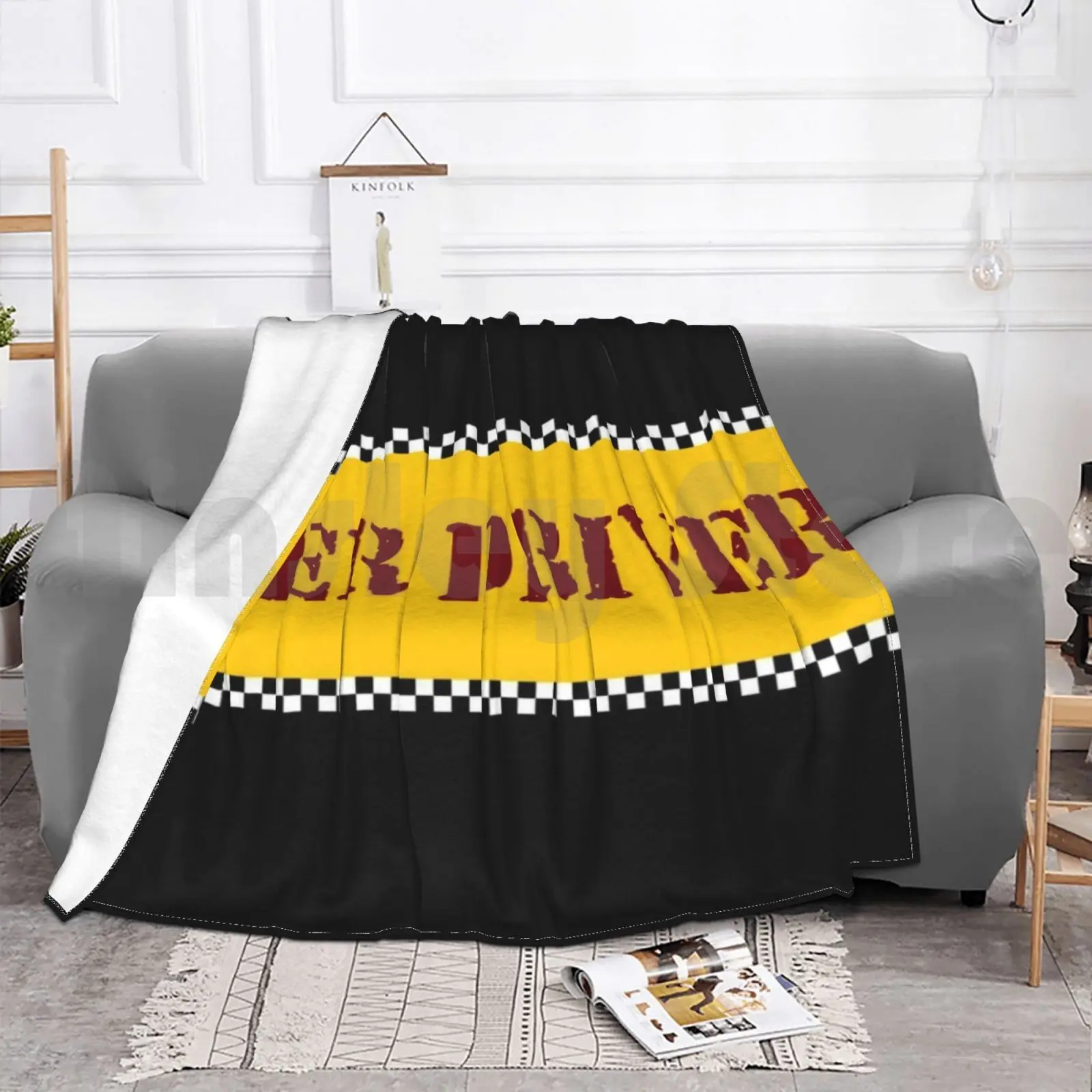 بطانية Uber Driver Fashion Custom Uber Driver Taxi Driver Update Travis Travis Bickle Yellow Cab Satire Taxi