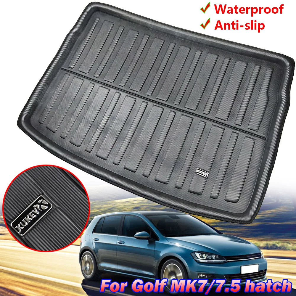 

For Volkswagen VW Golf 7 / GTI R Mk7 Hatchback Hatch 2013 2014 2015 2016 2017 2018 Trunk Liner Boot Cargo Mat Tray Floor Carpet