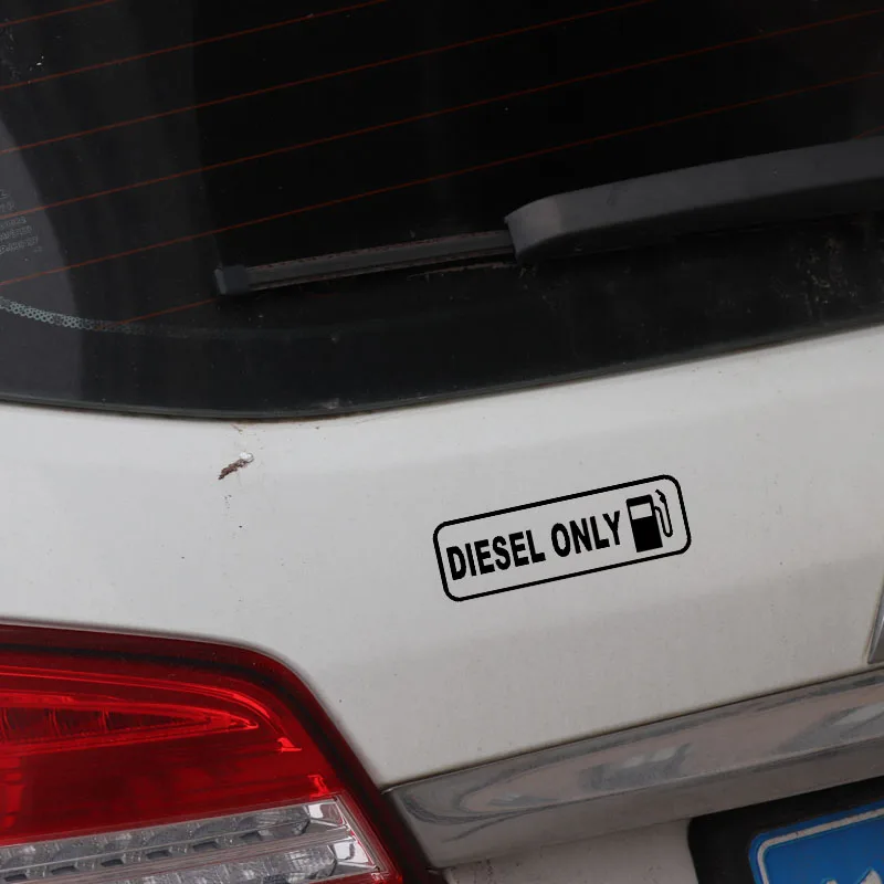 Interesting PVC Car Sticker DIESEL ONLY Fuel Waterproof Decal Cover Scratches Accessories