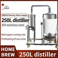 250L distiller moonshine alcohol stainless DIY home water wine essential oil brewing kit brandy whisky vodka brewing equipment